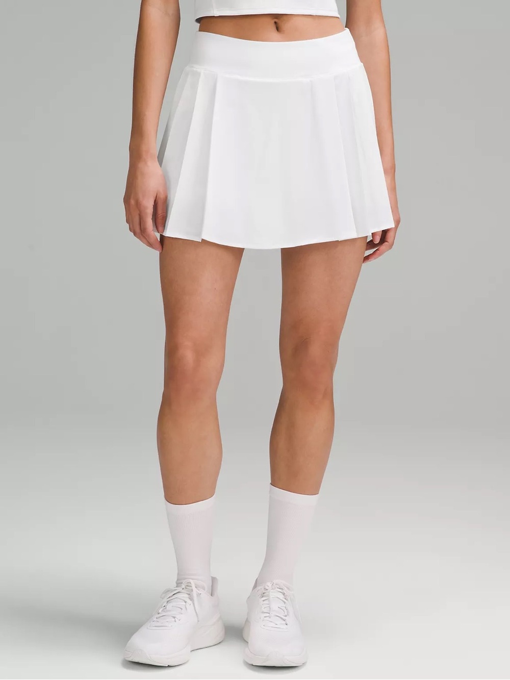 lululemon athletica White Pleated Athletic Skort